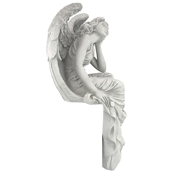 Design Toscano Resting Grace Sitting Angel Sculpture: Large - NG33951