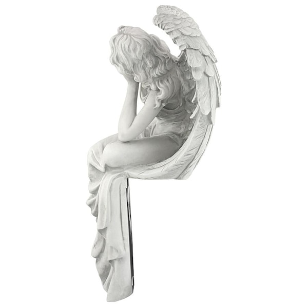 Design Toscano Resting Grace Sitting Angel Sculpture: Large - NG33951