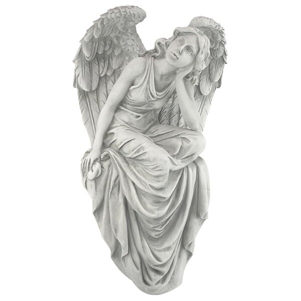 Design Toscano Resting Grace Sitting Angel Sculpture: Large - NG33951