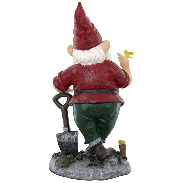 Design Toscano Birdy and Spader the Garden Gnome Statue - EU90015