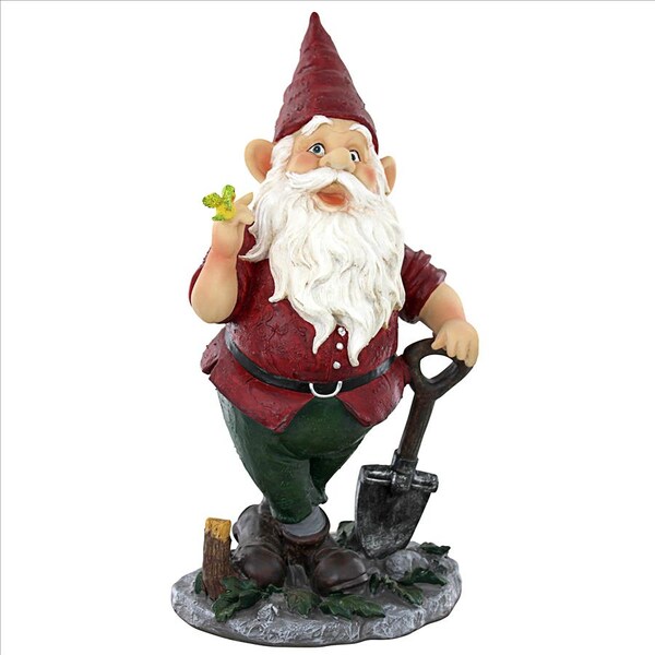 Design Toscano Birdy and Spader the Garden Gnome Statue - EU90015