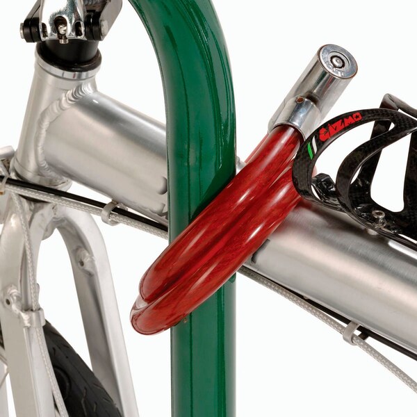 Global Industrial U-Rack Bike Rack, Green, Below Ground Mount, 2-Bike Capacity - 442804GGN