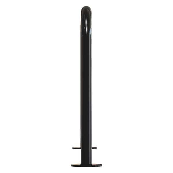 Madrax Bike Rack, Blk, (9) Bikes, 36 in. H, 3 in. W - QS-H36-9-SF-B