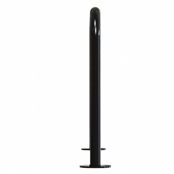 Madrax Bike Rack, Blk, (9) Bikes, 36 in. H, 3 in. W - QS-H36-9-SF-B