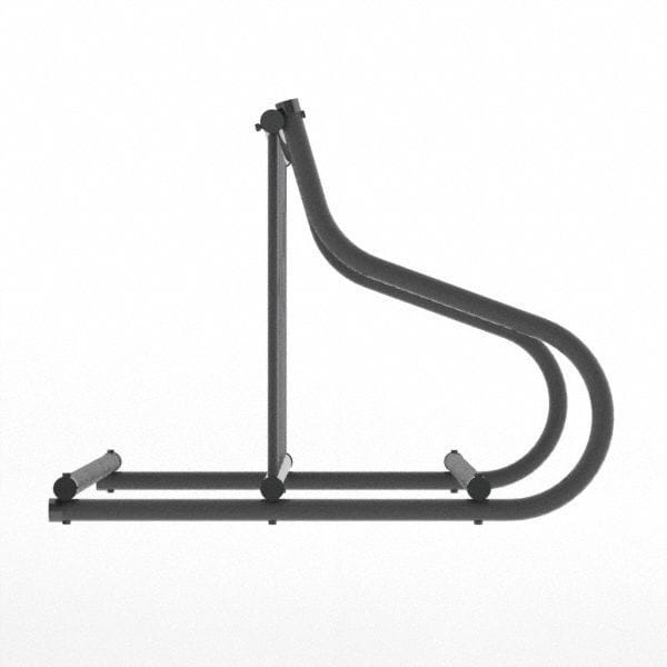 Madrax Bike Rack, 2-Sided, 8-Bike, 48 in., Silver - QS-GR110-G
