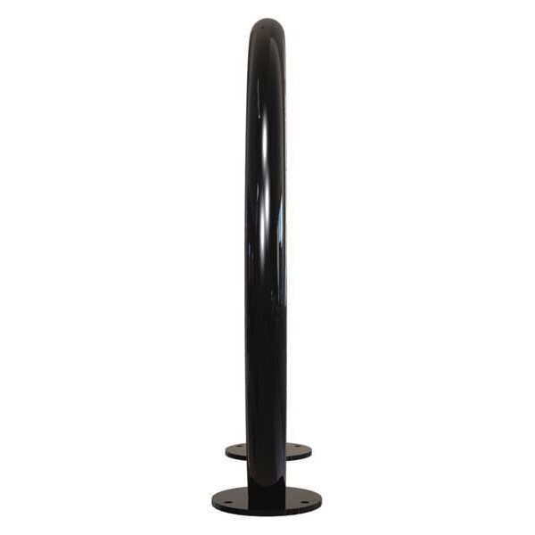 Madrax Bike Rack, Blk, (2)Bikes, 32-3/8in.H, 3in.W - QS-ORN-2-SF-B