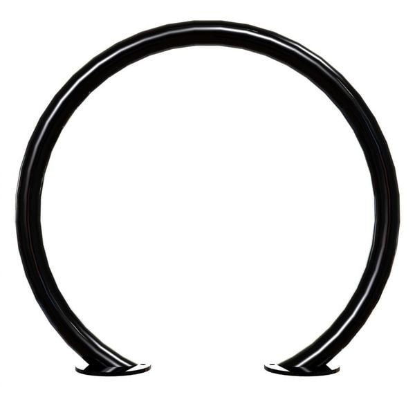 Madrax Bike Rack, Blk, (2)Bikes, 32-3/8in.H, 3in.W - QS-ORN-2-SF-B