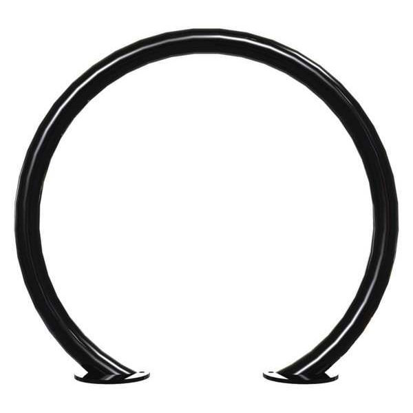 Madrax Bike Rack, Blk, (2)Bikes, 32-3/8in.H, 3in.W - QS-ORN-2-SF-B