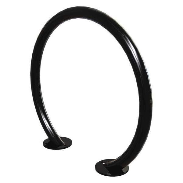 Madrax Bike Rack, Blk, (2)Bikes, 32-3/8in.H, 3in.W - QS-ORN-2-SF-B