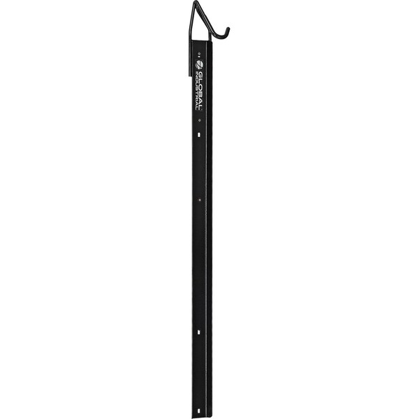 Global Industrial Bike Rack Mount, Indoor Vertical Single, Non-Lockable, Black - 670510