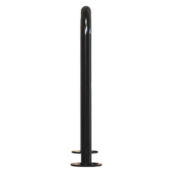 Madrax Bike Rack, Blk, (5) Bikes, 36 in. H, 3 in. W - QS-H36-5-SF-B