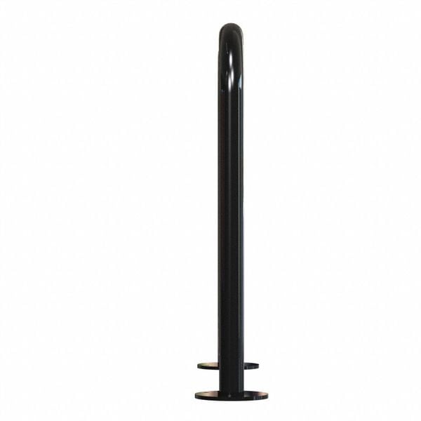 Madrax Bike Rack, Blk, (5) Bikes, 36 in. H, 3 in. W - QS-H36-5-SF-B