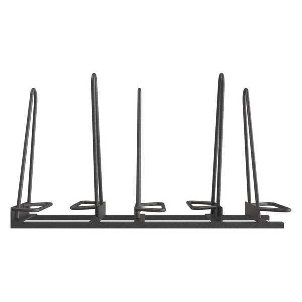 Madrax Bike Rack, Galv, (5)Bikes, 29-1/2in.H, 53inL - SHK-DBL-5-G