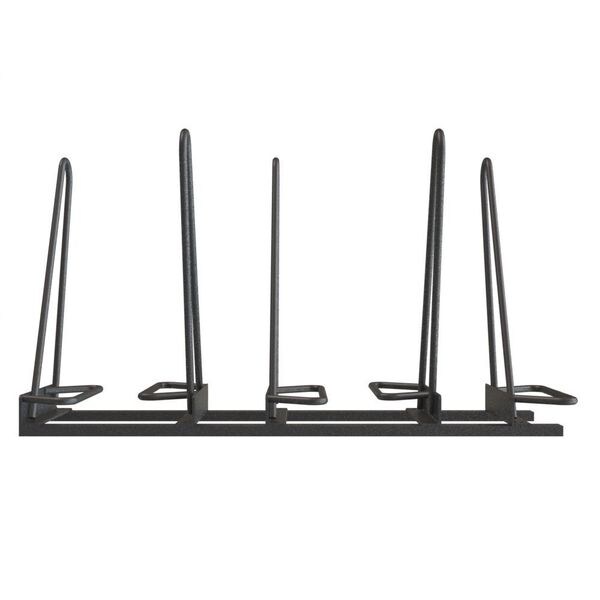 Madrax Bike Rack, Galv, (5)Bikes, 29-1/2in.H, 53inL - SHK-DBL-5-G