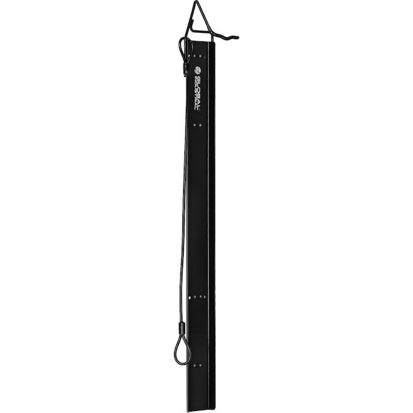 Global Industrial Indoor Vertical Fat Tire Bike Rack Mount, Lockable, 1 Bike Capacity, Black - 670512