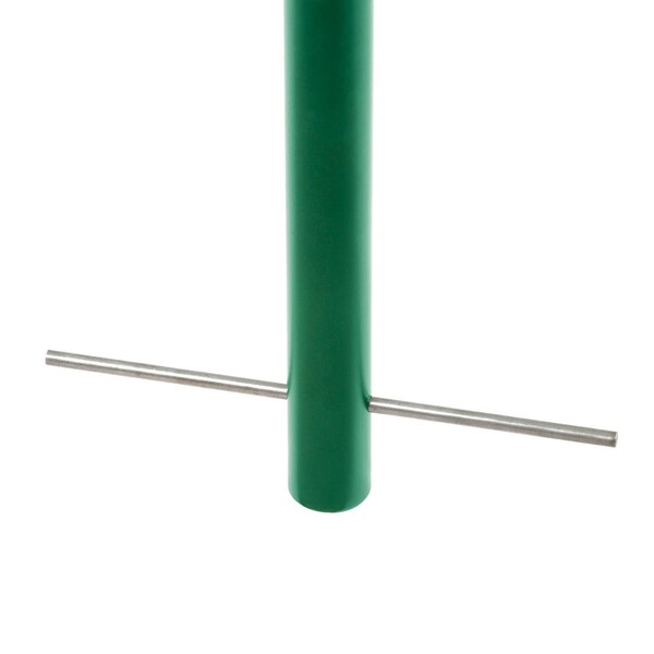 Global Industrial Wave Bike Rack, Green, Below Ground Mount, 9-Bike - 652779GGN
