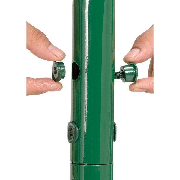 Global Industrial Wave Bike Rack, Green, Free Standing, 9-Bike - 652779FGN