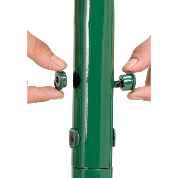 Global Industrial Wave Bike Rack, Green, Free Standing, 7-Bike Capacity - 652778FGN