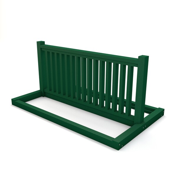 Frog Furnishings GREEN RECYCLED PLASTIC BIKE RACK - PB BIKEGRE