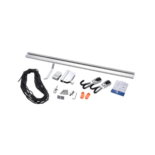 Leisure Sports Leisure Sports Rail Mount Bike Hoist, Pulley and Strap System to Lift and Store Bicycles, Ladders - 308339KPT