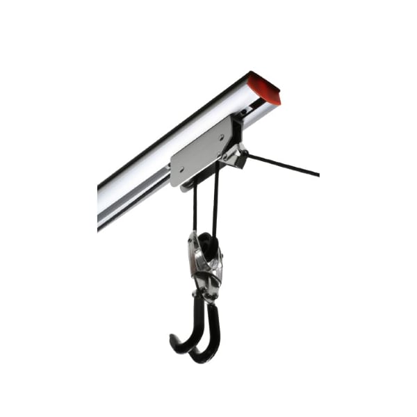 Leisure Sports Leisure Sports Rail Mount Bike Hoist, Pulley and Strap System to Lift and Store Bicycles, Ladders - 308339KPT