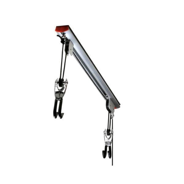 Leisure Sports Leisure Sports Rail Mount Bike Hoist, Pulley and Strap System to Lift and Store Bicycles, Ladders - 308339KPT