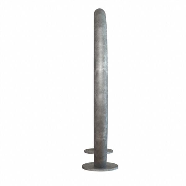 Madrax Bike Rack, Galv, (2)Bikes, 32-3/8in.H, 3in.W - QS-ORN-2-SF-G