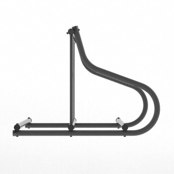Madrax Bike Rack, 2-Sided, 8-Bike, 48 in., Black - QS-GR110-B