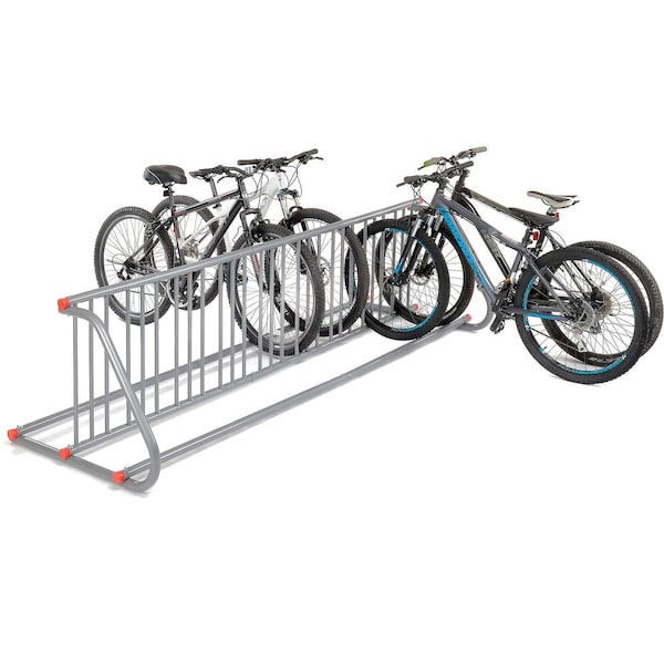 Global Industrial 111L Grid Bike Rack, Double Sided, 18-Bike Capacity, Powder Coated Galvanized Steel - 652773
