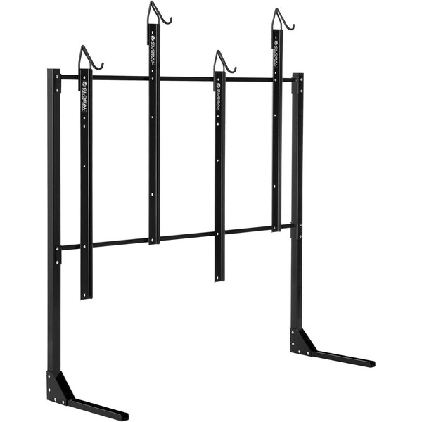 Global Industrial Indoor Vertical Bike Rack, 4 Bike Capacity, Black - 670514