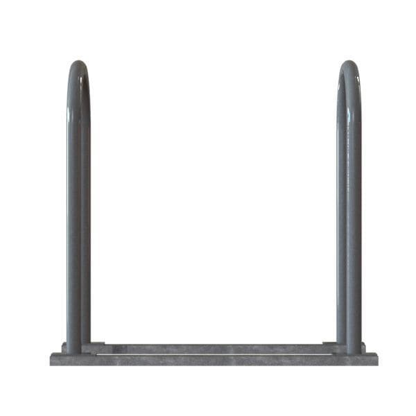 Madrax Bike Rack, 2-Sided, 4-Bike, Black/Silver - UT160-4-B