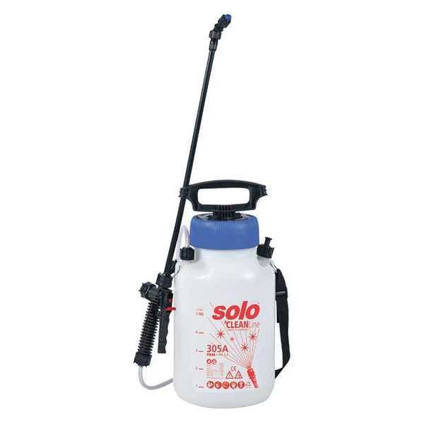 Solo 1-21/64 gal Handheld Sprayer, Poly, 48 in L Hose, Jet Nozzle Spray Pattern, Manual - 305-A