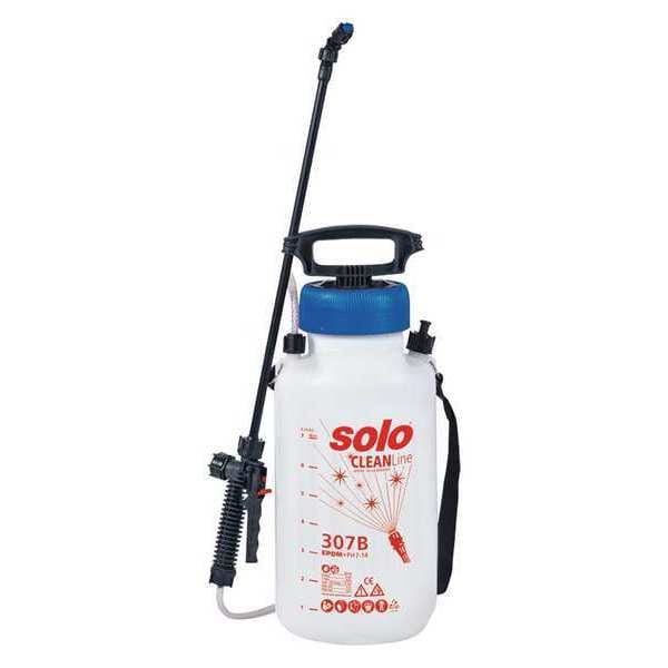 Solo 1-27/32 gal Handheld Sprayer, Poly, 48 in L Hose, 20 in L Wand, Fan Nozzle Spray Pattern, 45 psi Max - 307-B