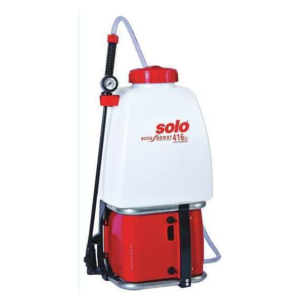 Solo 5 gal Backpack Professional Sprayer, Polyethylene, 60 in L Hose, 36 in L Wand, 62 psi Max - 416-LI