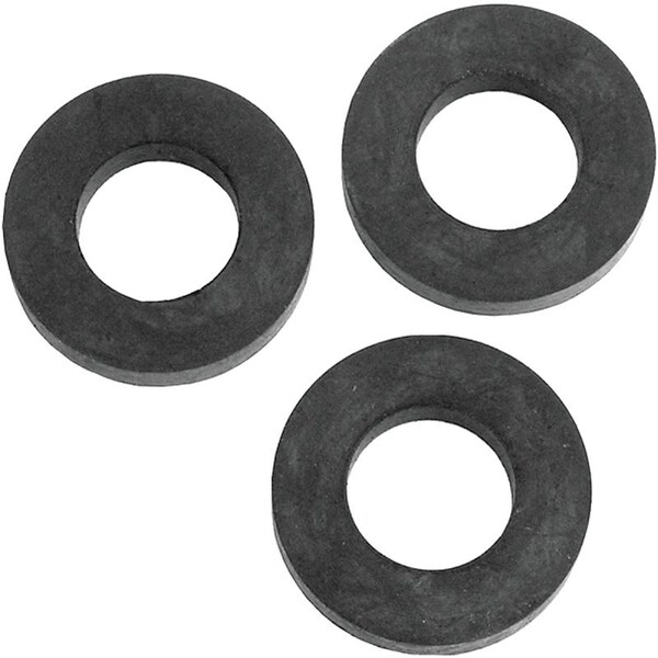 Green Leaf Gasket, Replacement, Black, For: 1/4 in Turn Winged Bayonet Caps - YG00002020 6PK