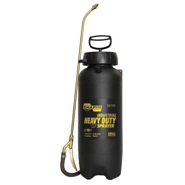 Chapin 3 gal Handheld Heavy Duty Sprayer, Poly, 36 in L Hose, 18 in L Wand, Fan Nozzle Spray Pattern - 22790XP