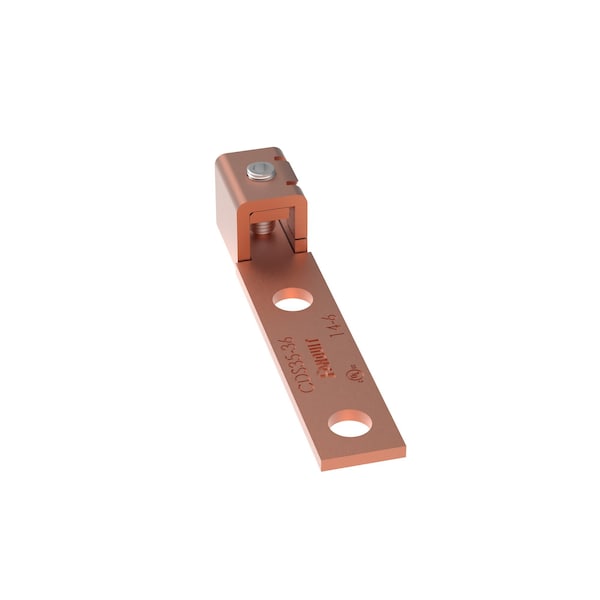 Terminal mecánico de cobre Panduit, de 2 orificios, 1 barril - CDS35-36-Q