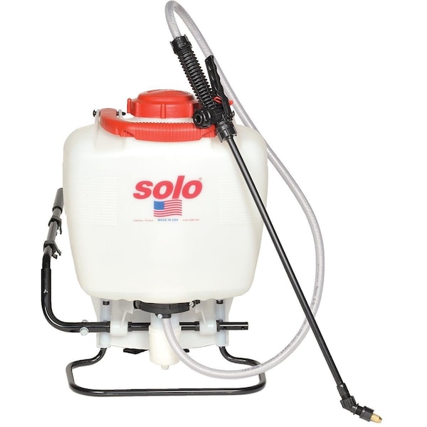 Solo Solo 4 Gallon Deluxe Backpack Sprayer with Piston Pump, 425Deluxe - 425-DELUXE