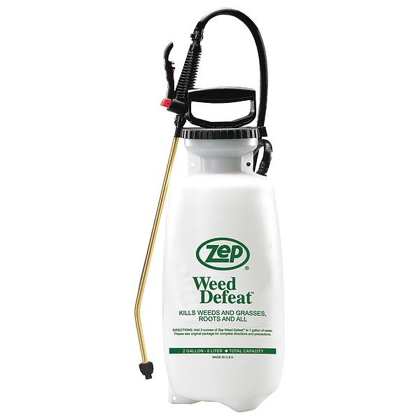 Zep 2 gal Handheld Sprayer, Poly, 40 in L Hose, Mist Nozzle Spray Pattern, Manual - 781101