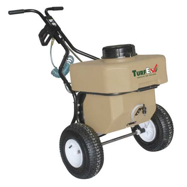 Turfex 12 gal Walk Behind Sprayer, Poly, 8 ft L Hose, Fan Nozzle Spray Pattern, 60 psi Max - TL80