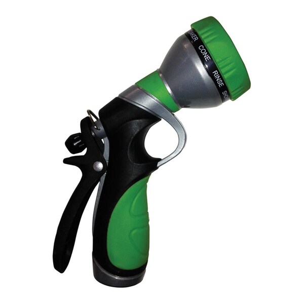 Rugg Rugg  Green Series 9 pattern Shower & Stream Metal Sprayer, 6PK - 7690142