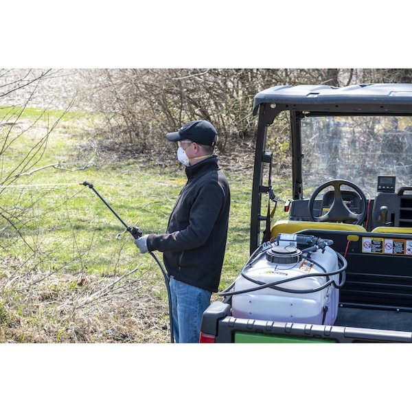 Terraking 25 gal Electric Portable Sprayer, Polypropylene, 19 ft L Hose, 100 psi Max - 45-0584