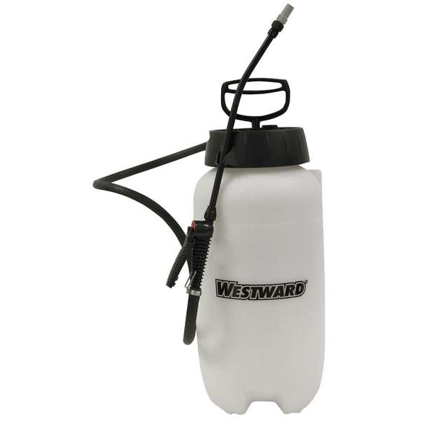 Zoro Select 2 gal Handheld Sprayer, Polyethylene, 38 in L Hose, 12 in L Wand, Cone Nozzle Spray Pattern - 39D767