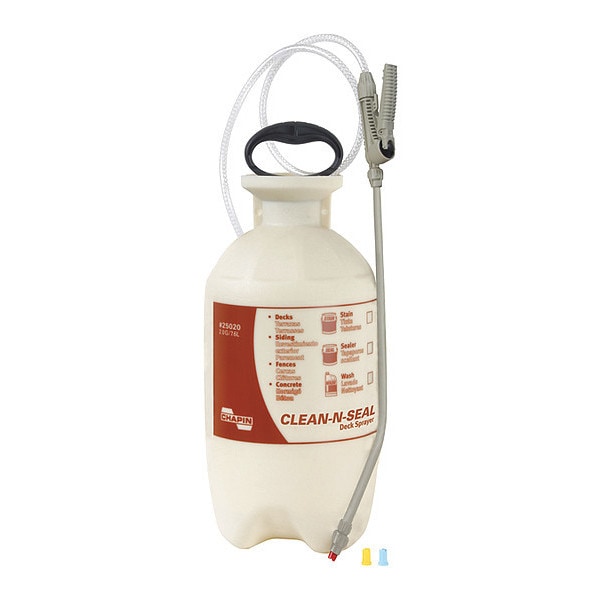 Chapin 2 gal Handheld Sprayer, Poly, 34 in L Hose, Fan Nozzle Spray Pattern - 25020