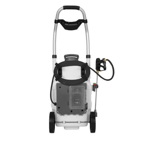 Flowzone 9 gal Battery Operated Sprayer, Poly, 20 ft L Hose, Adjustable Cone Nozzle Spray Pattern - FZVACF-2.5
