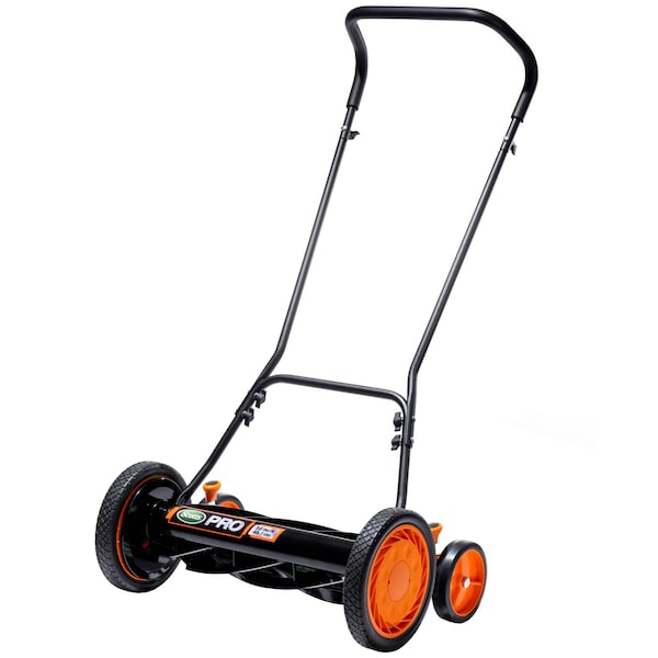 Scotts 18 in Push Walk Behind Reel Lawn Mower, 7 Blades, Manual - 716-18S