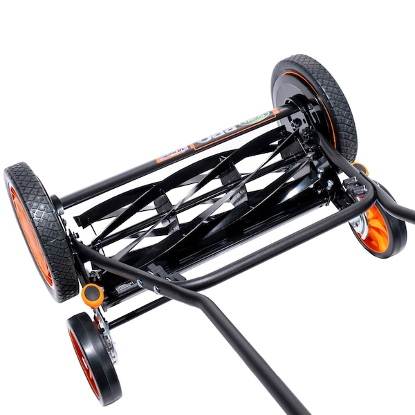 Scotts 18 in Push Walk Behind Reel Lawn Mower, 7 Blades, Manual - 716-18S