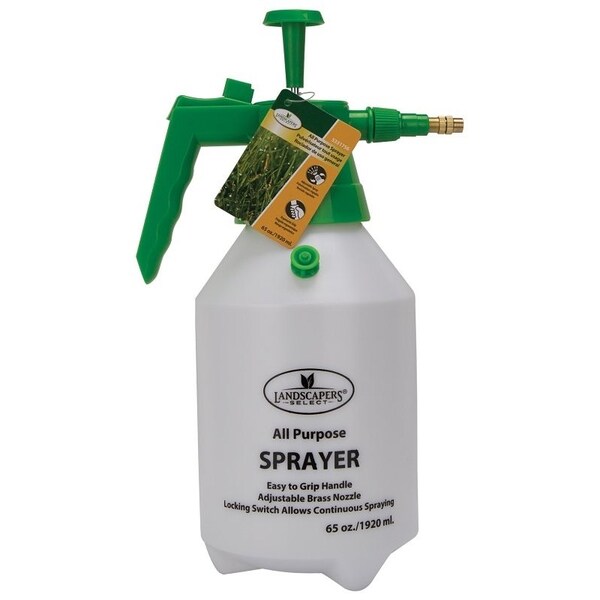 Landscapers Select Pressure Sprayer, Adjustable Nozzle, PE, White, 1.5 qt - SX-5073-33L