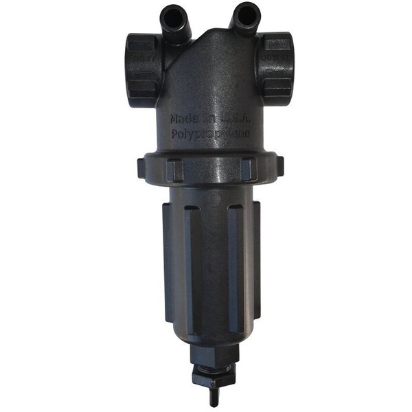 Green Leaf BANJO LST150-50 T-Strainer with Screen, 5-1/4 in W, 50 Mesh, EPDM/Polypropylene/Stainless Steel, Black - LST15050