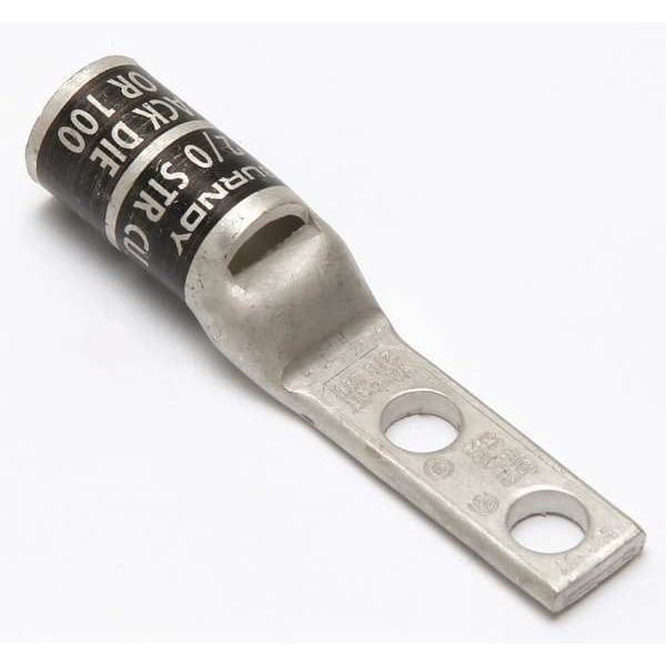 Conector de compresión de terminal de dos orificios Burndy, 2/0 AWG - YA26L2NT14